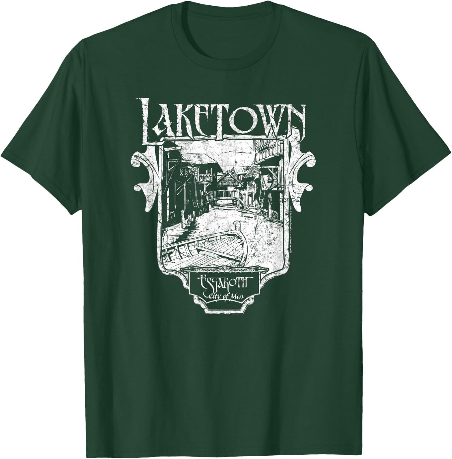 Hobbit Laketown Simple T-Shirt - T-Shirt | Forest