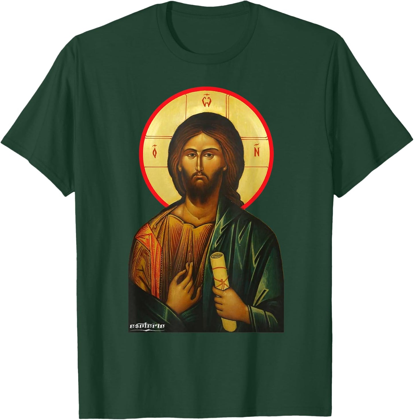 Jesus Christ Icon Greek T-Shirt - T-Shirt | Forest