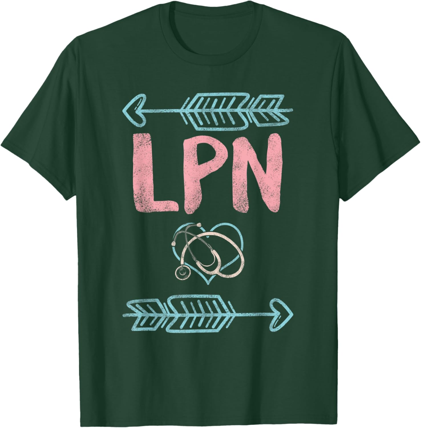 LPN Licensed Practical Nurse Graduation Nursing Nurses Week T-Shirt - T-Shirt | Forest