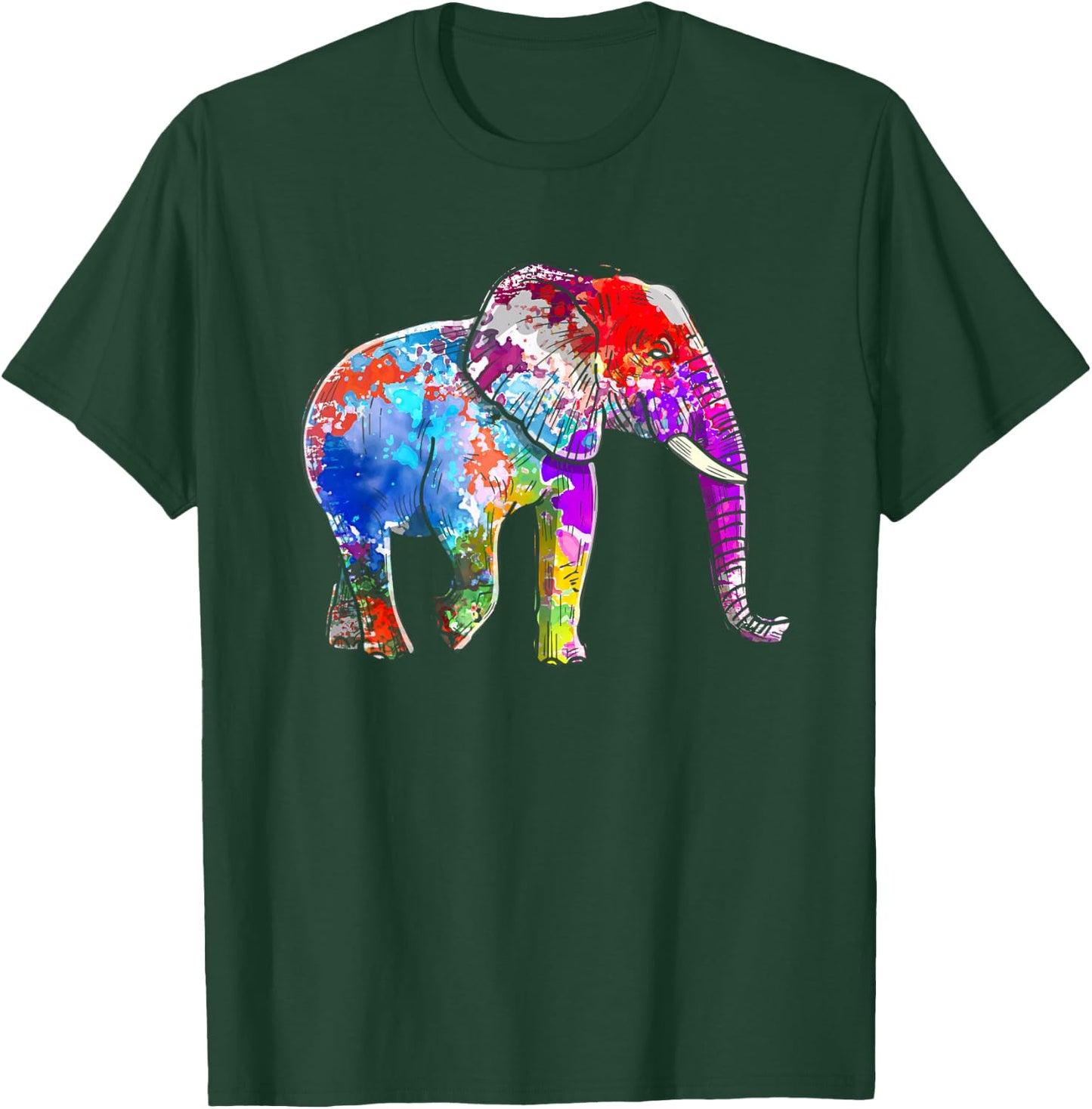 Elephant Boys Pachyderm Men Girls T-Shirt - T-Shirt | Forest
