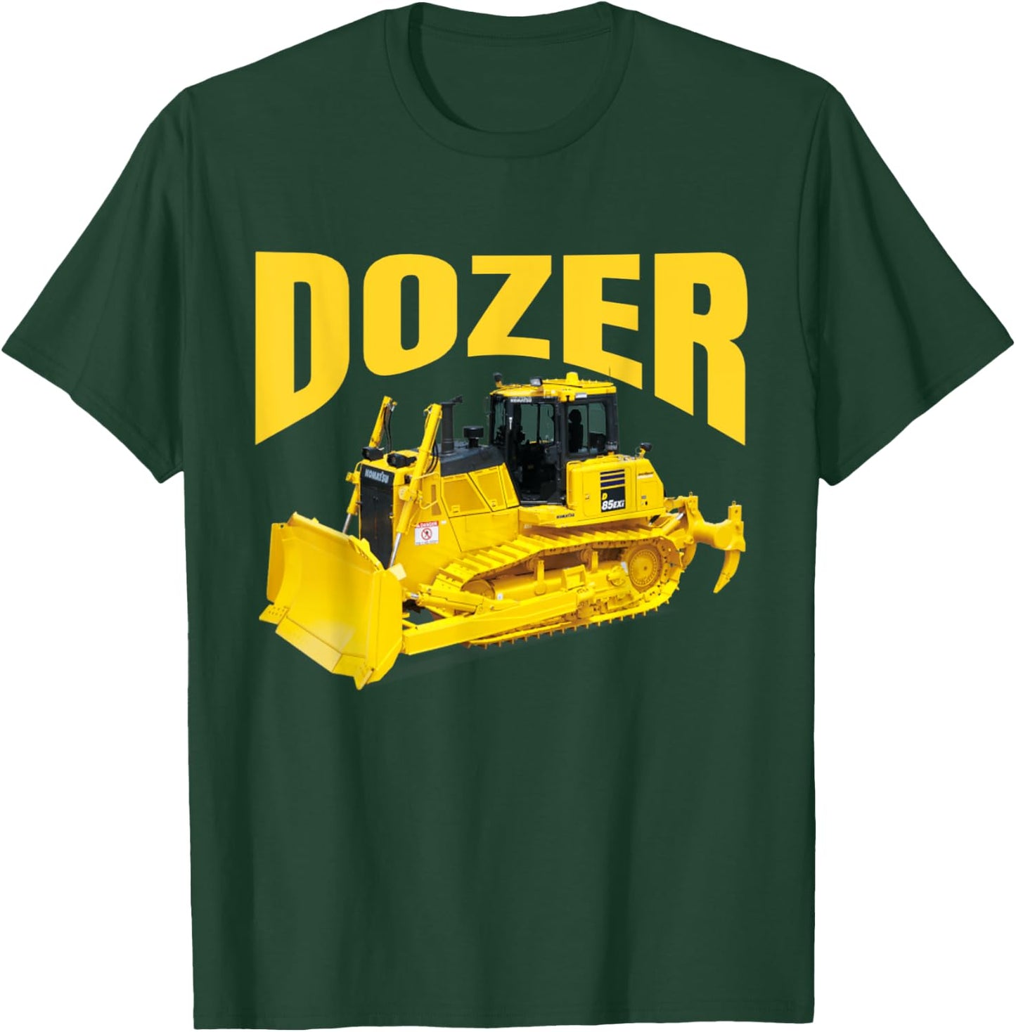 Fun heavy equipment bulldozer for kid's and adults T-Shirt - T-Shirt | Forest