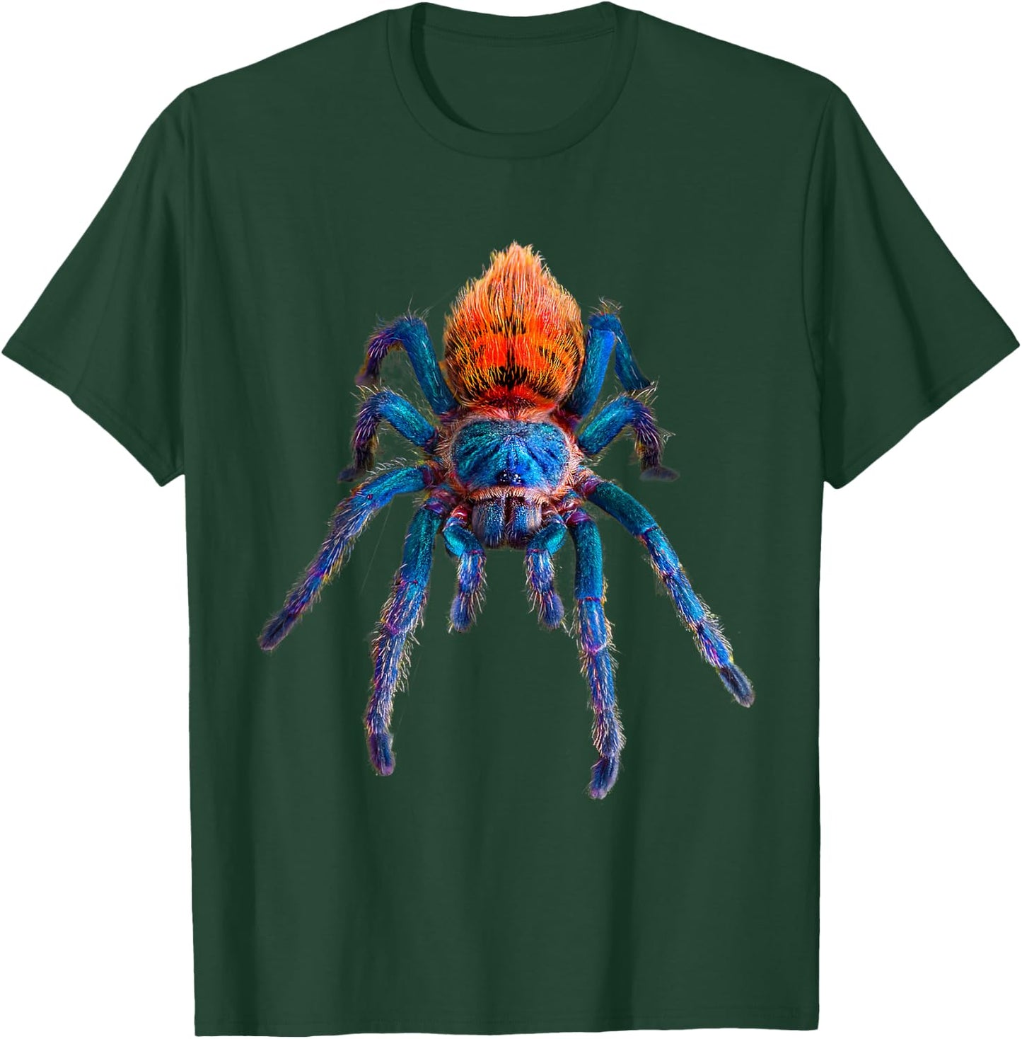 Green Bottle Blue Tarantula T-Shirt - T-Shirt | Forest