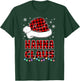 Nanna Claus Funny Grandma Matching Family Christmas Pajamas T-Shirt - T-Shirt | Forest
