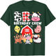 Cow Bro Birthday Crew Farm Theme Animals Kids Birthday Party T-Shirt - T-Shirt | Forest