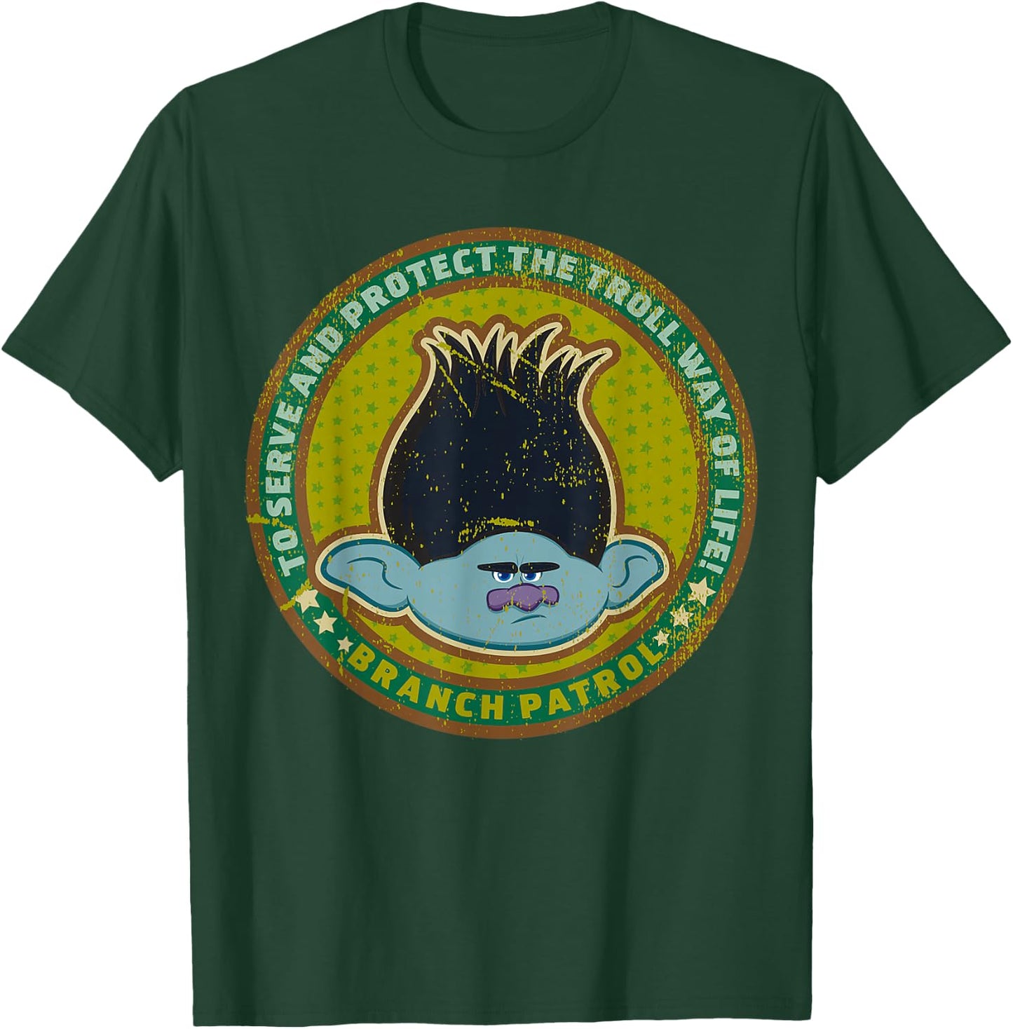 DreamWorks Trolls Branch Patrol T-Shirt - T-Shirt | Forest
