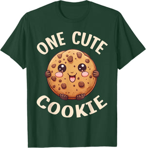 One Cute Cookie Chocolate Chip Kawaii Cookies T-Shirt - T-Shirt | Forest