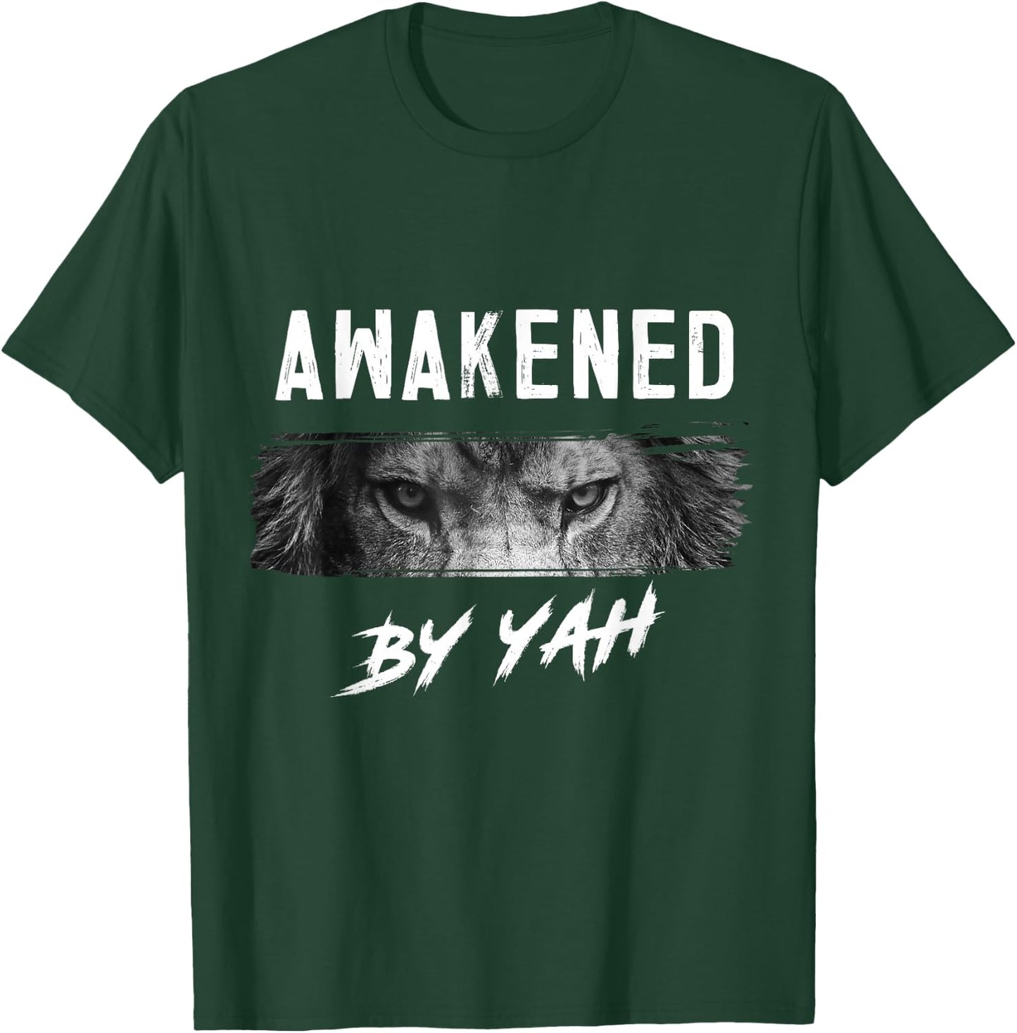 Awakened by Yah Hebrew Israelite Lion of Judah Jewish Small T-Shirt - T-Shirt | Forest