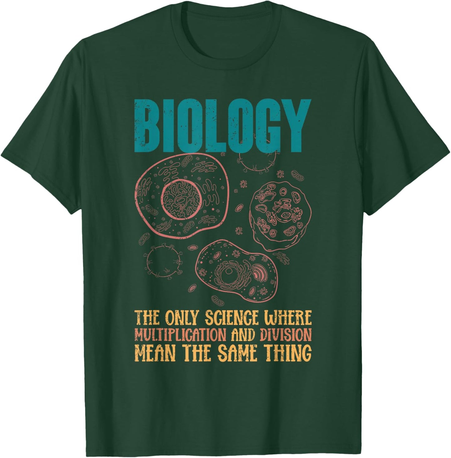 Division und Multiplication meinen das gleiche Lustiges Bio T-Shirt - T-Shirt | Forest