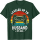 Leveled Up To Husband 2022 Newly Married Gift Bachelor Party T-Shirt - T-Shirt | Forest