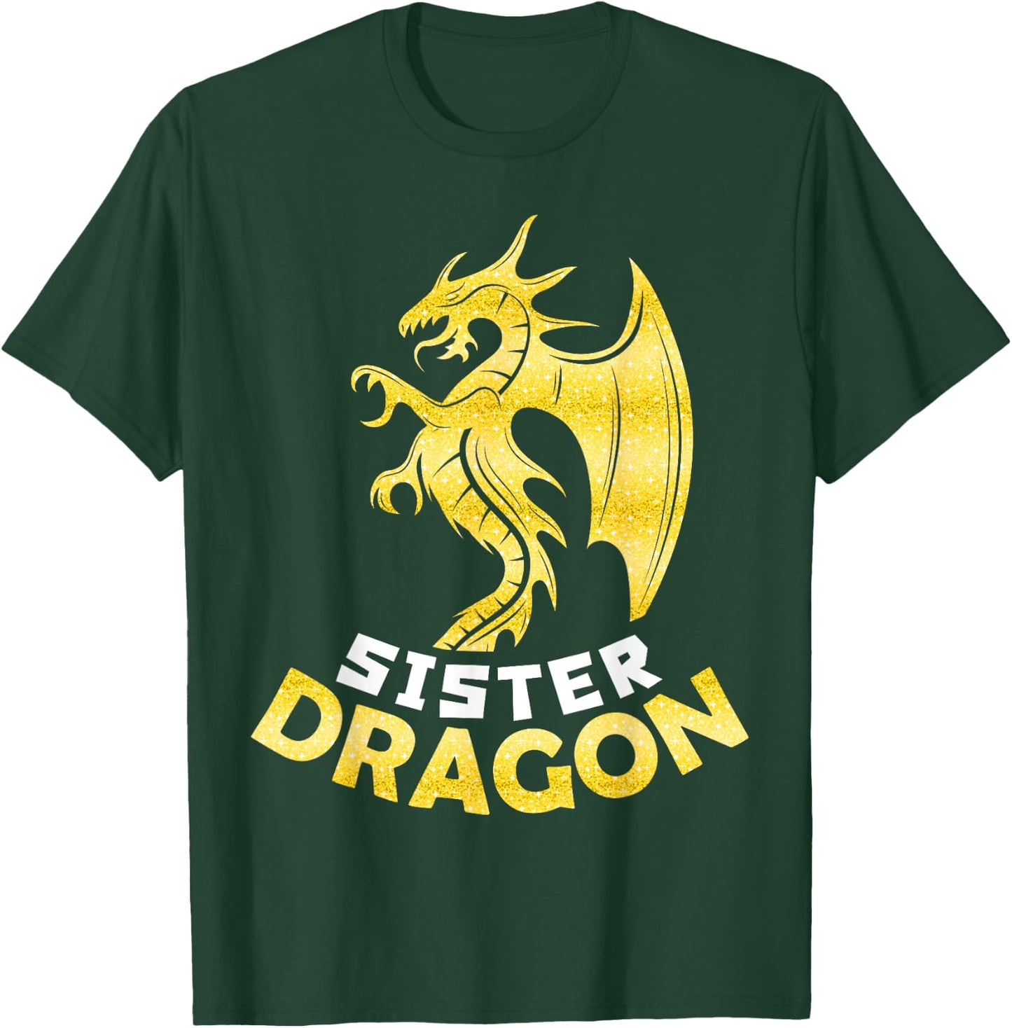 Sister Dragon Cute Dragon Lover Matching Family Birthday T-Shirt - T-Shirt | Forest