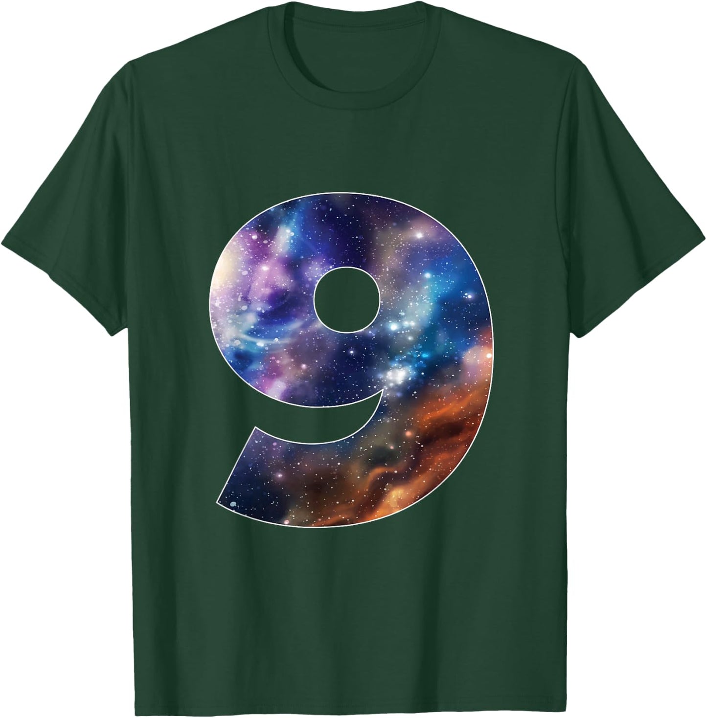 Galaxy 9 Year Old 9th Birthday Space Themed Astronaut Boy T-Shirt - T-Shirt | Forest