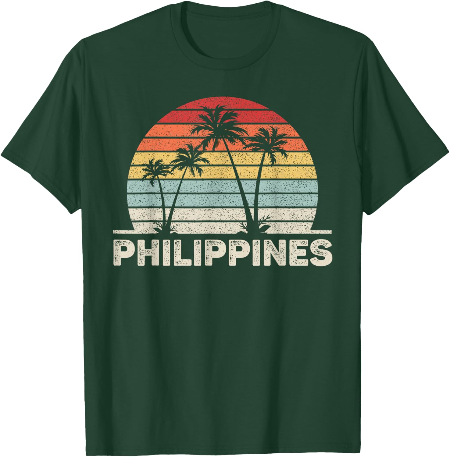 Retro Vintage Philippines T-Shirt - T-Shirt | Forest