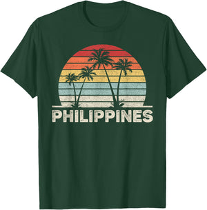 Retro Vintage Philippines T-Shirt - T-Shirt | Forest