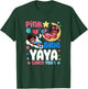 Pink Or Blue Yaya Loves You Baby Gender Reveal Party T-Shirt - T-Shirt | Forest