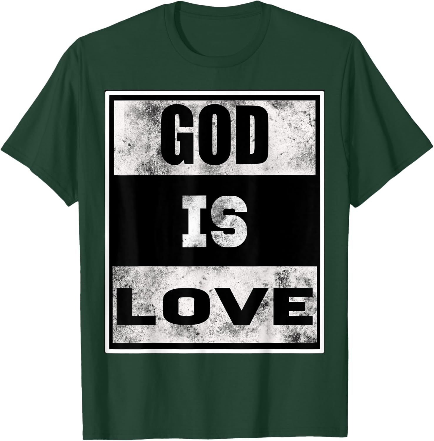 God Is Love: Vintage Christian -Christian Faith T-Shirt - T-Shirt | Forest