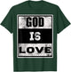 God Is Love: Vintage Christian -Christian Faith T-Shirt - T-Shirt | Forest