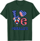 OMA Life Love USA Flag Grandma 4th of July Family Matching T-Shirt - T-Shirt | Forest