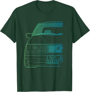 Vintage Racing 940 Turbo Green T-Shirt - T-Shirt | Forest