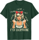 Sarcasm Humor Sassy Woman 1950s Vintage Fck Everything T-Shirt - T-Shirt | Forest