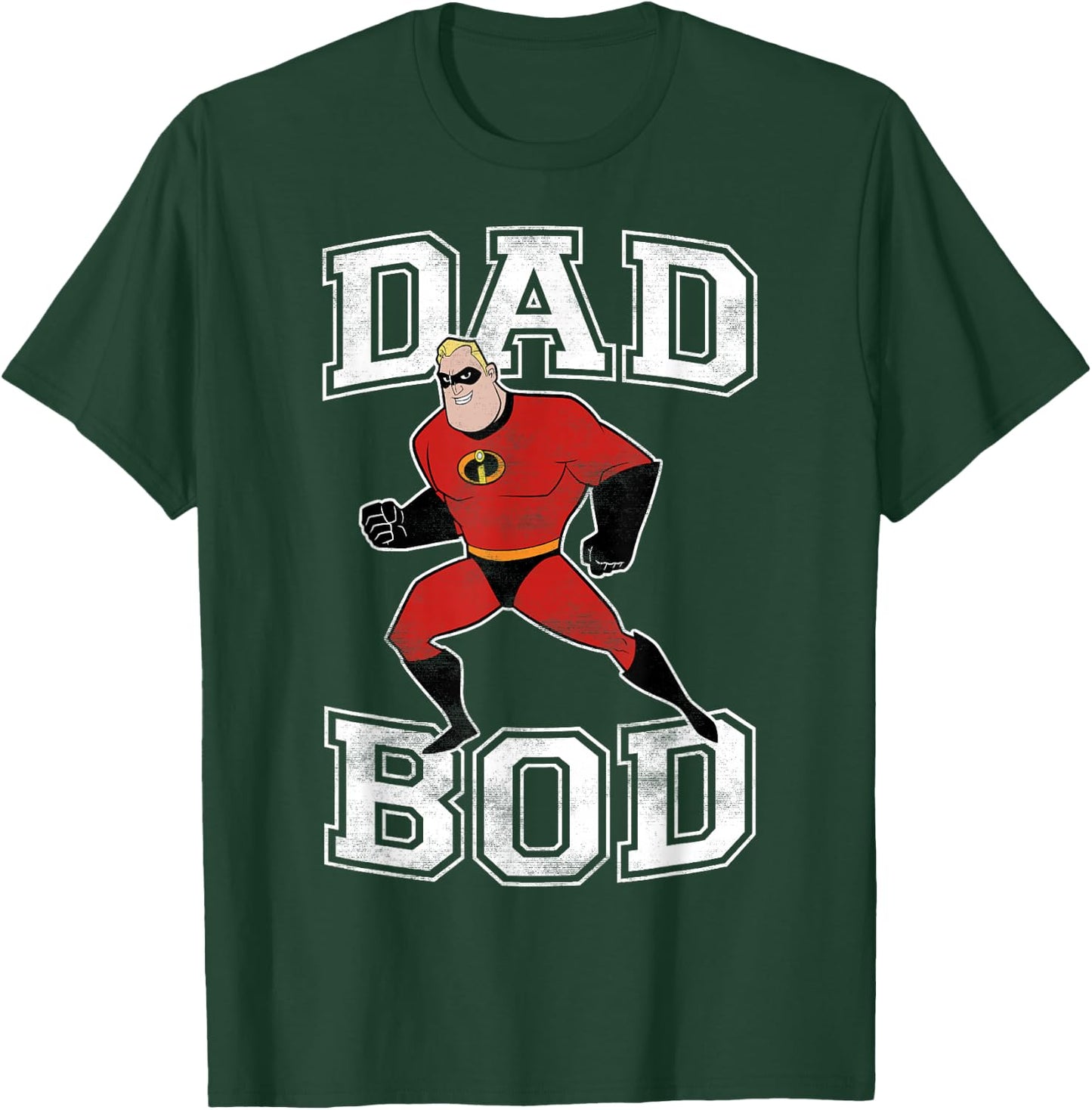 Disney Pixar Incredibles Mr. Incredible Dad BOD Portrait Small T-Shirt - T-Shirt | Forest