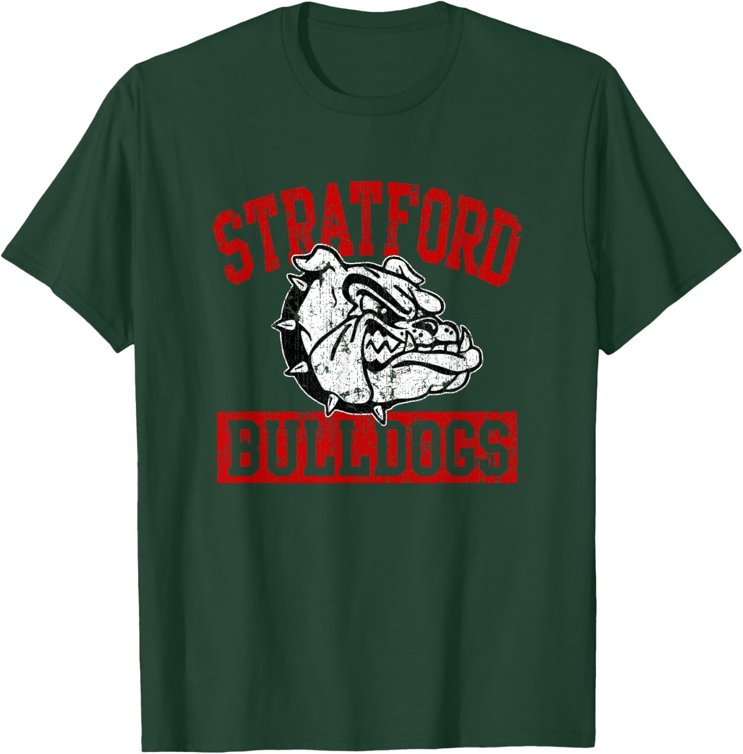 Stratford Bulldogs Vintage T-Shirt - T-Shirt | Forest