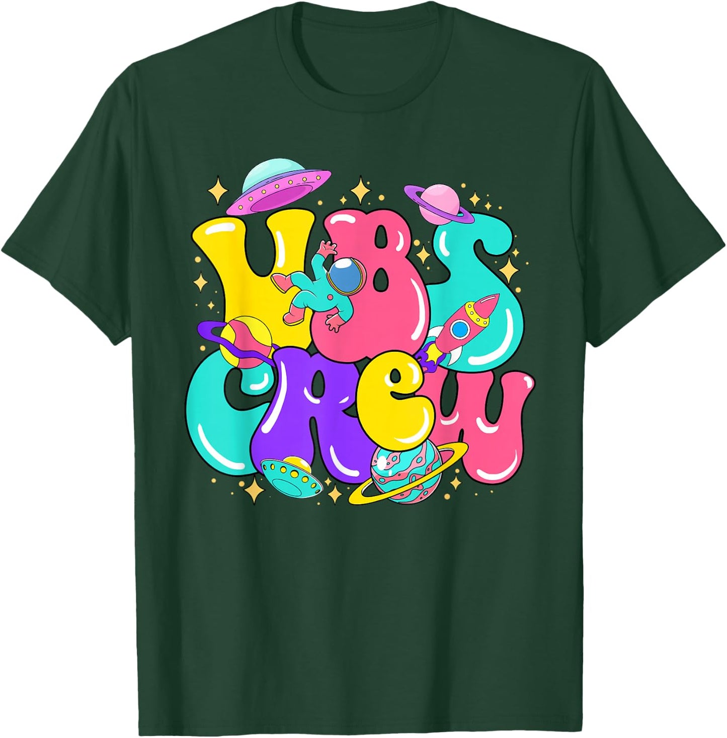 VBS Crew Stellar VBS 2023 Stellar Vacation Bible School T-Shirt - T-Shirt | Forest