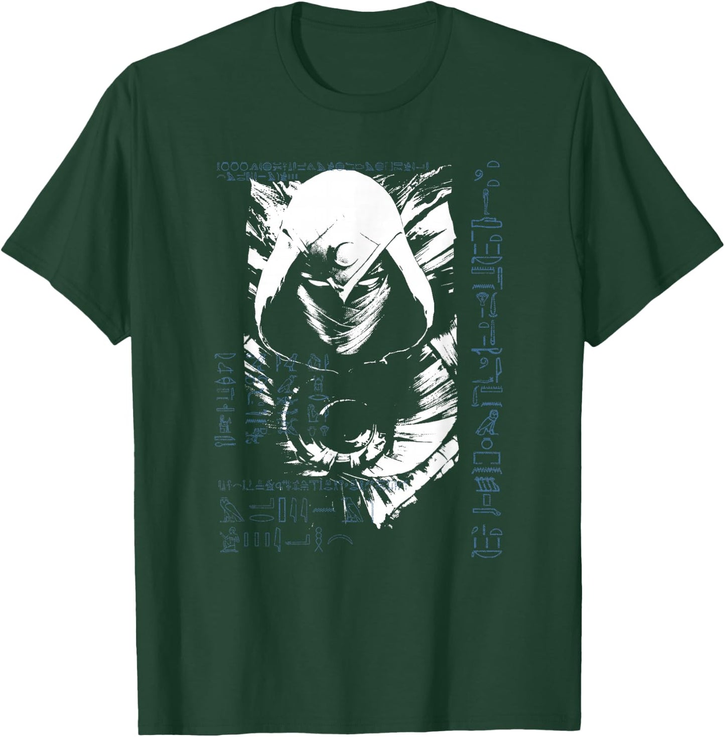 Marvel Moon Knight Grunge Glyph Poster T-Shirt - T-Shirt | Forest