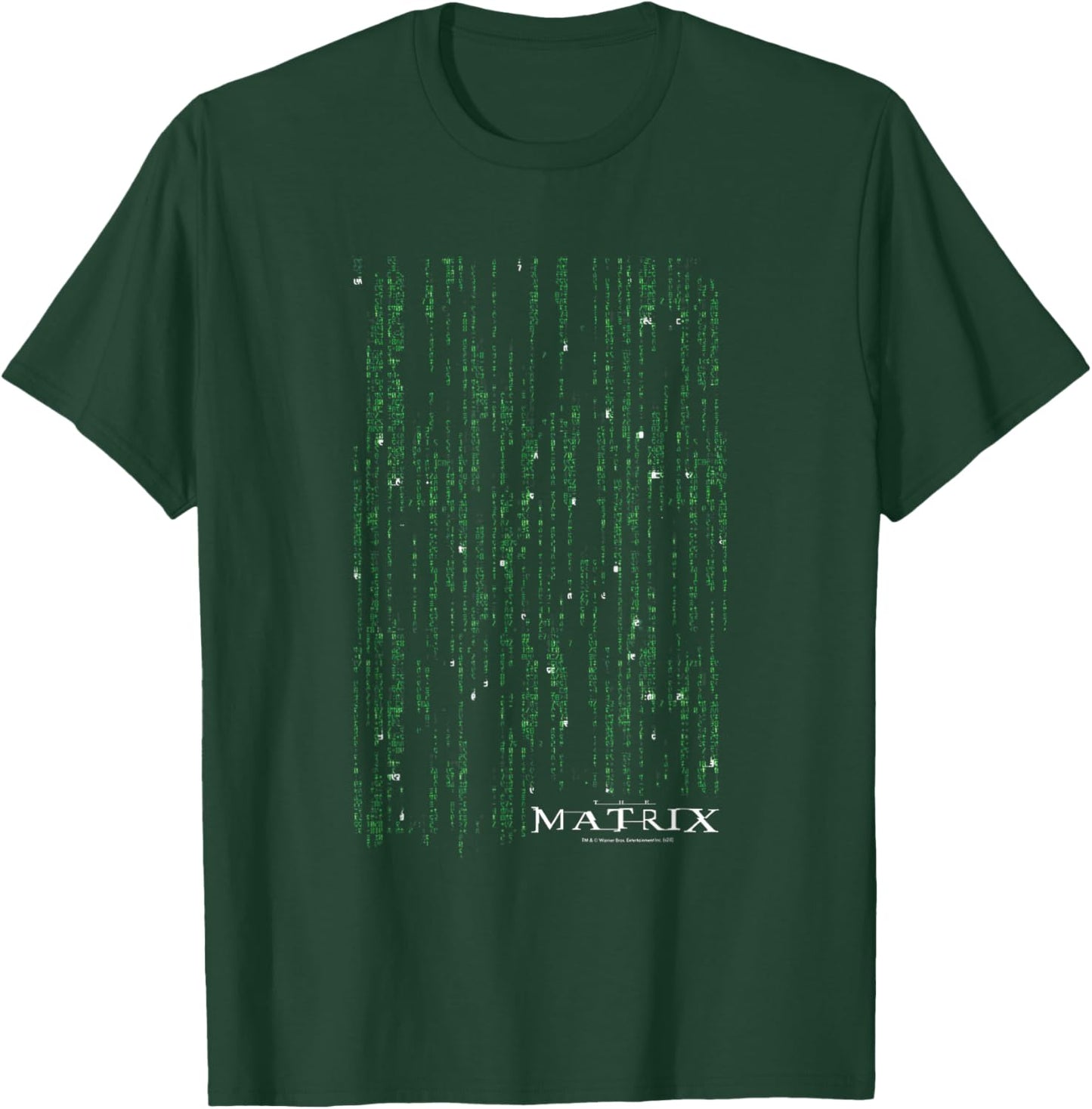 The Matrix Classic Coding Drop Poster Small T-Shirt - T-Shirt | Forest