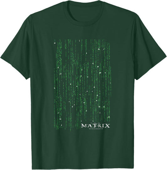 The Matrix Classic Coding Drop Poster Small T-Shirt - T-Shirt | Forest
