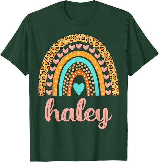 Haley Haley Name Birthday Shirt Gift T-Shirt - T-Shirt | Forest
