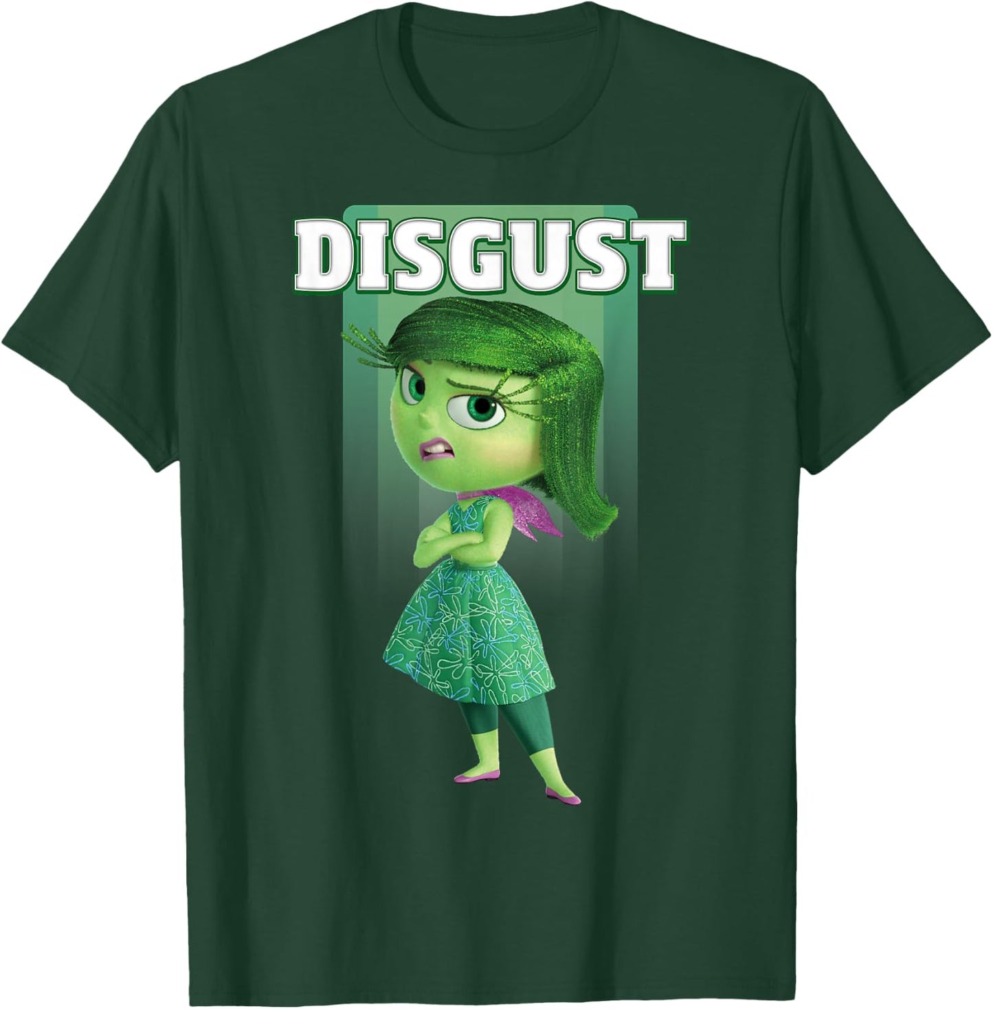 Disney Pixar Inside Out Disgust Portrait T-Shirt - T-Shirt | Forest