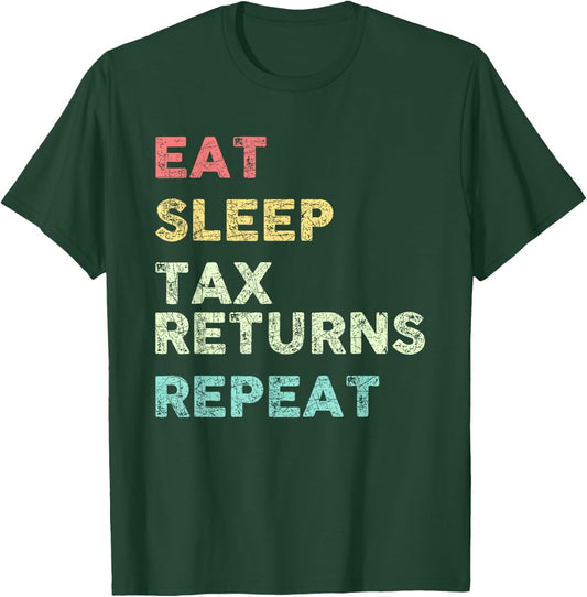 Funny Tax Season Taxation Tax T-Shirt - T-Shirt | Forest
