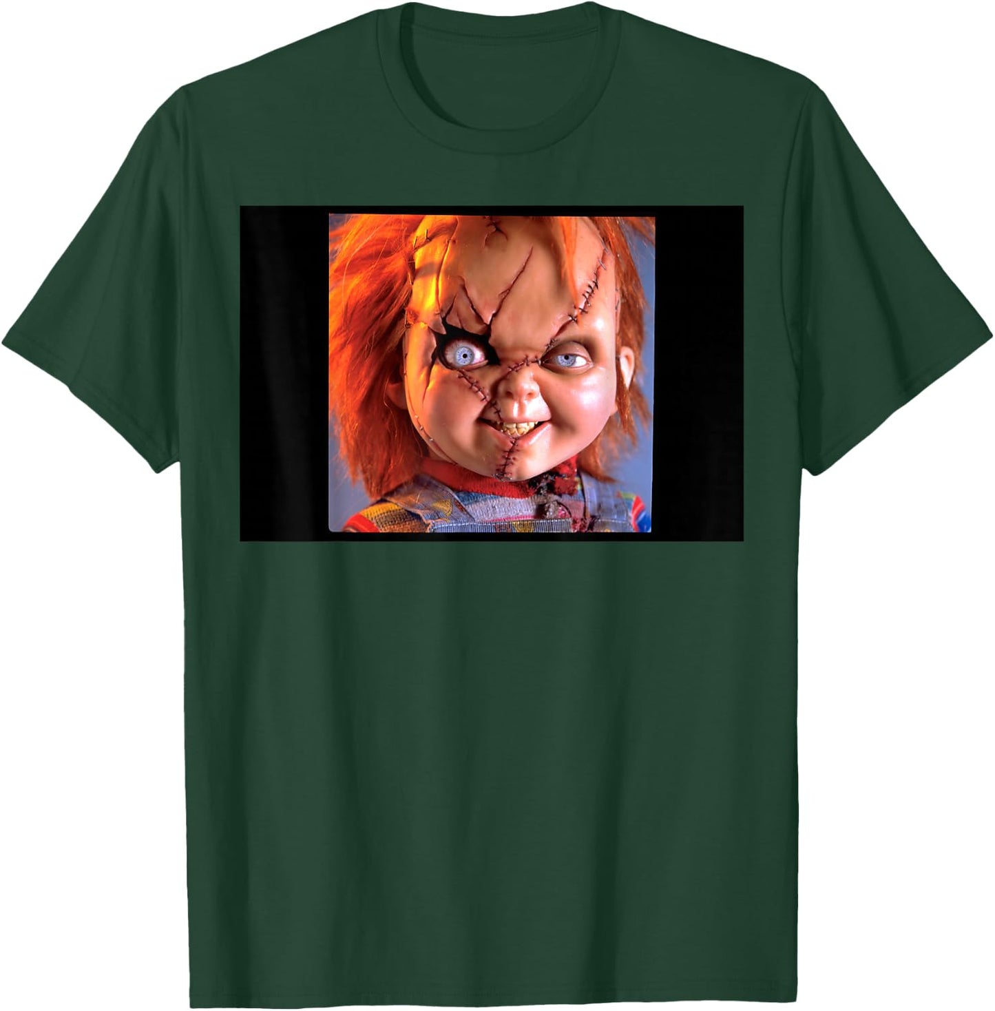 Bride of Chucky- Chucky Close Up T-Shirt - T-Shirt | Forest