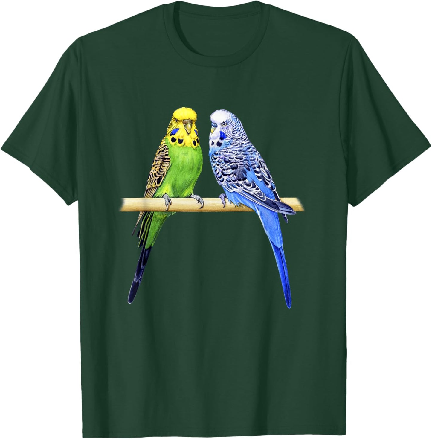 Colorful Parrots Parrot Birds Bird Lover Parakeets T-Shirt - T-Shirt | Forest