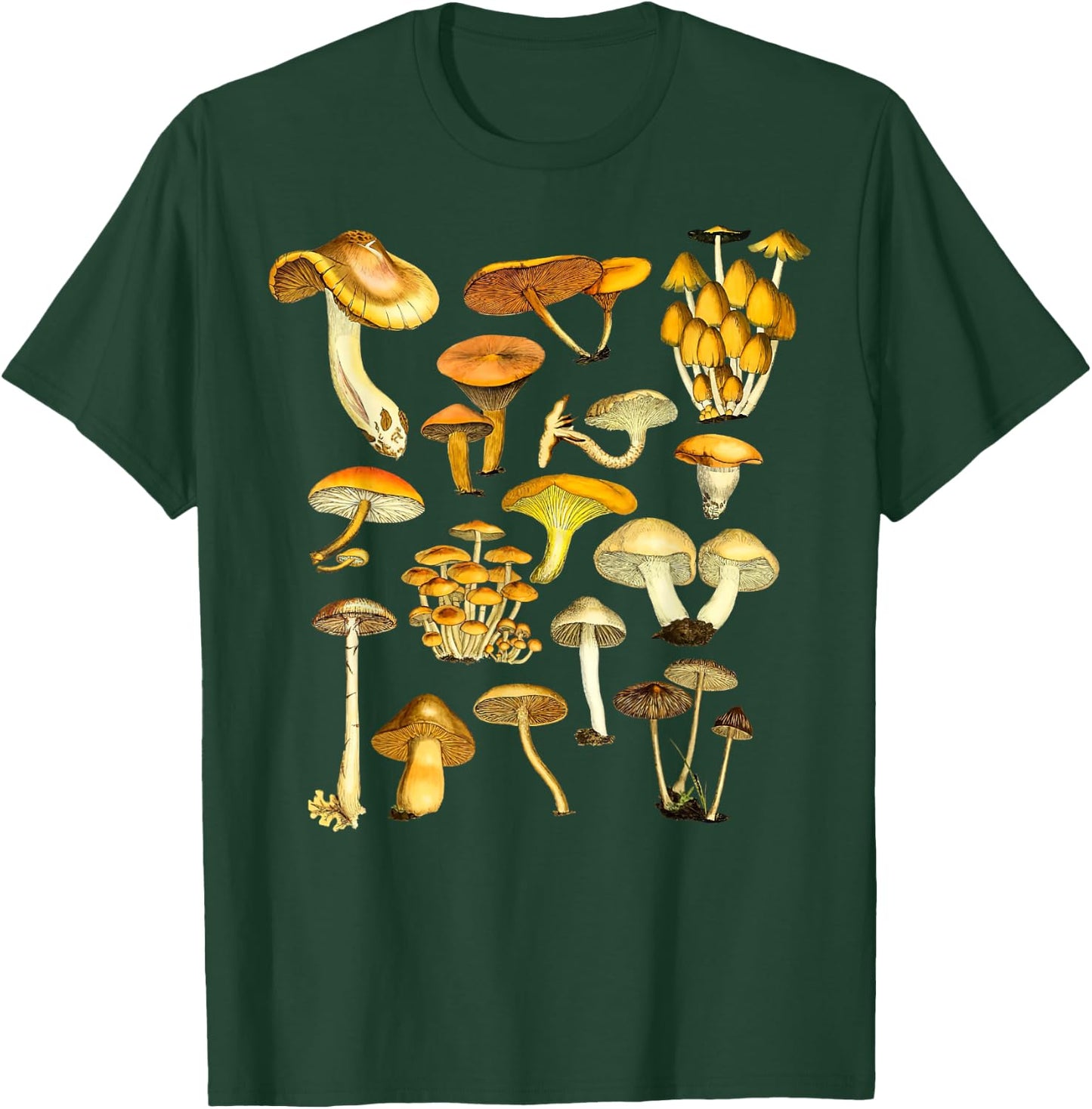 Mushroom Shirt Mycology Fungi Foraging Mushroom Whisperer T-Shirt - T-Shirt | Forest