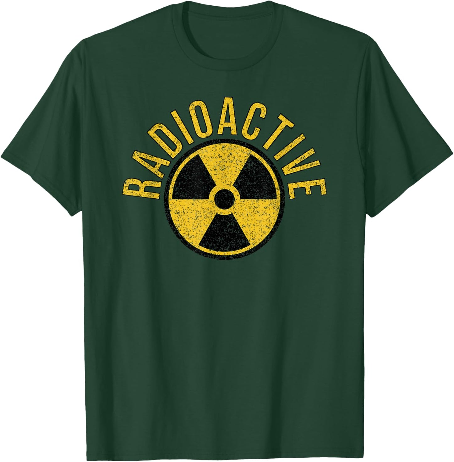 Radioactive Nuclear Warning Symbol Radiation Sign Energy T-Shirt - T-Shirt | Forest