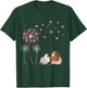 Dandelion Guinea Pig Cute Guinea Pig Floral Dandelion Spread T-Shirt - T-Shirt | Forest