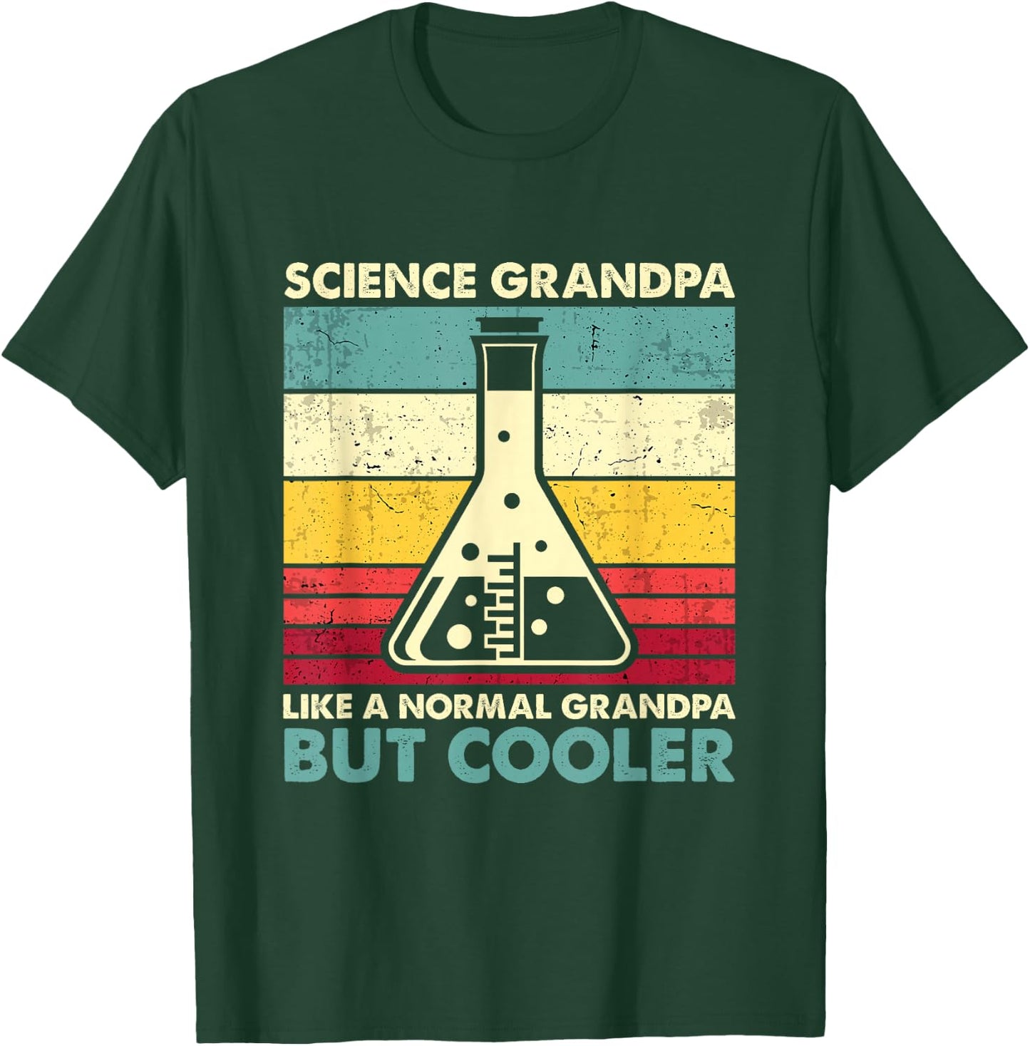 Science Grandpa - Funny Biology Chemistry Physics T-Shirt - T-Shirt | Forest