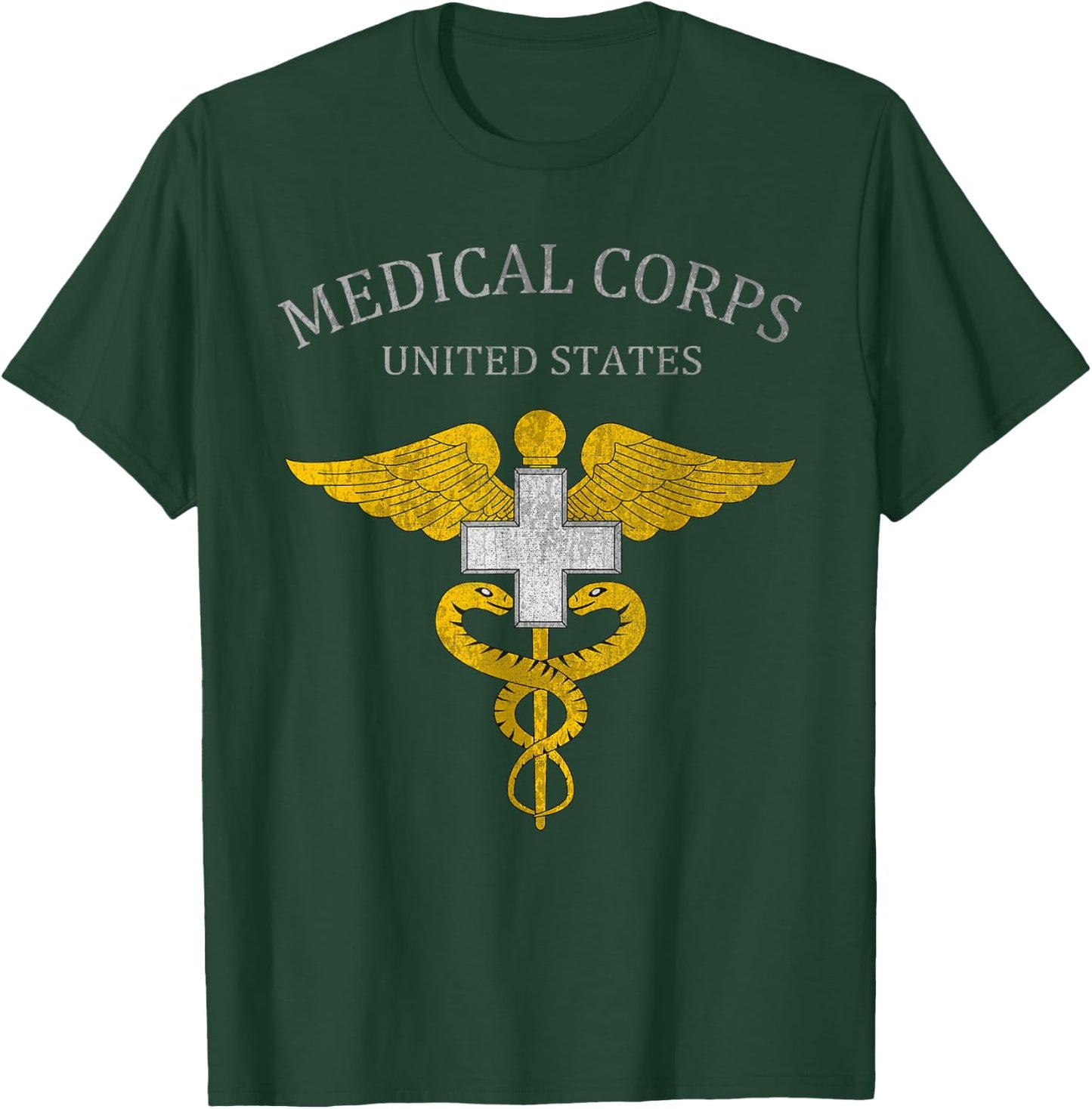 US Army Medical Service Regiment US Medical Corps T-Shirt - T-Shirt | Forest