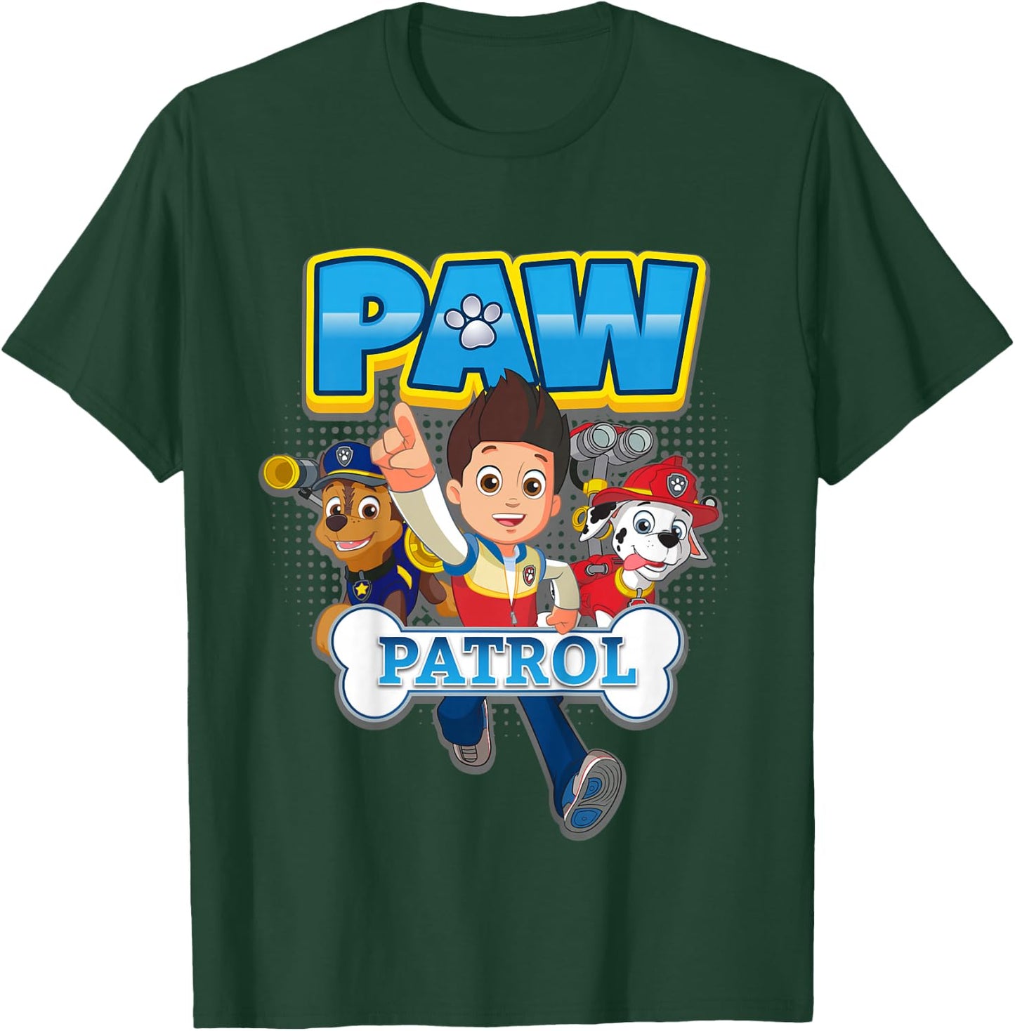 Kids PAW Patrol Ryder And Pups Action T-Shirt - T-Shirt | Forest
