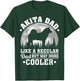 Akita Dad Like A Regular Dad Funny Akita Dog Father's Day Men T-Shirt - T-Shirt | Forest