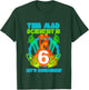 This Mad Scientist is 6 Science Theme Party Boy Birthday T-Shirt - T-Shirt | Forest