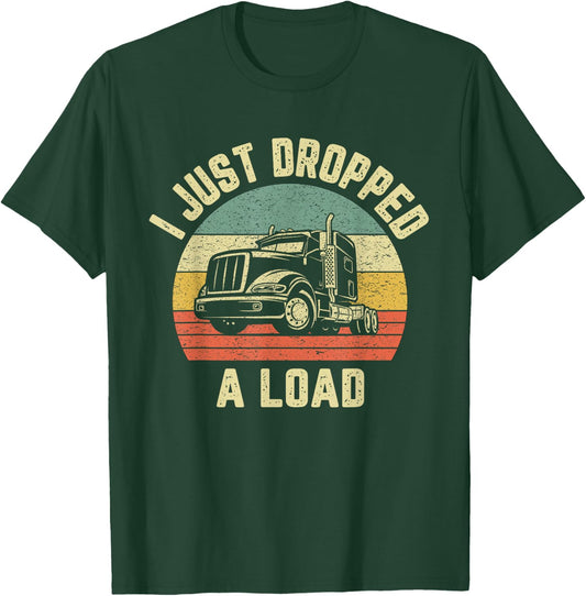 Funny Trucker Shirt Big Rig Semi Trailer Truck Driver Gift T-Shirt - T-Shirt | Forest