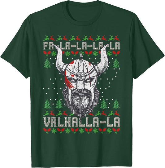 Viking Pagan Christmas - Viking Nordic Valhalla T-Shirt - T-Shirt | Forest