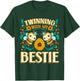 Twinning Bestie | Friendship | Spirit Week | Twins Day | Bee T-Shirt - T-Shirt | Forest