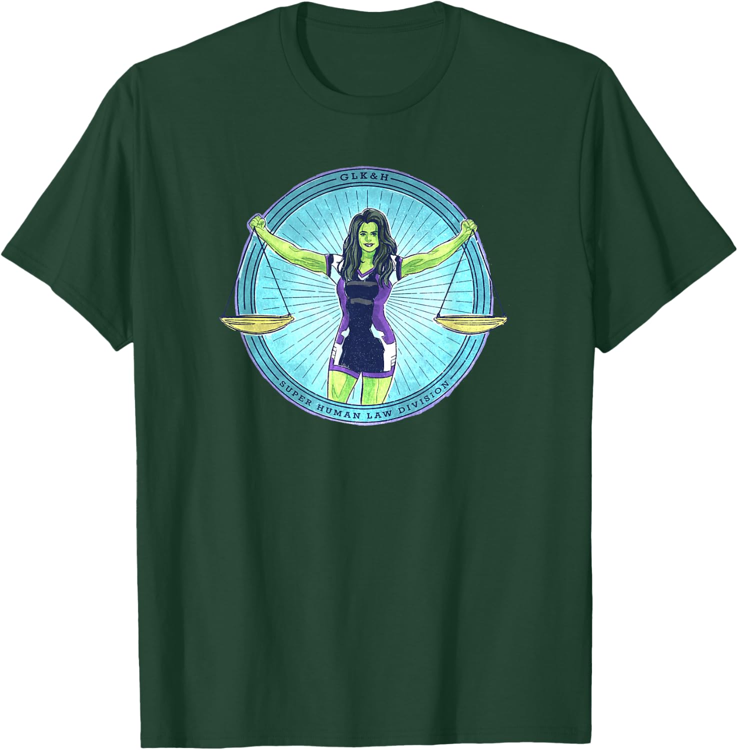 Marvel She-Hulk: Attorney At Law Jennifer Walters Scale T-Shirt - T-Shirt | Forest