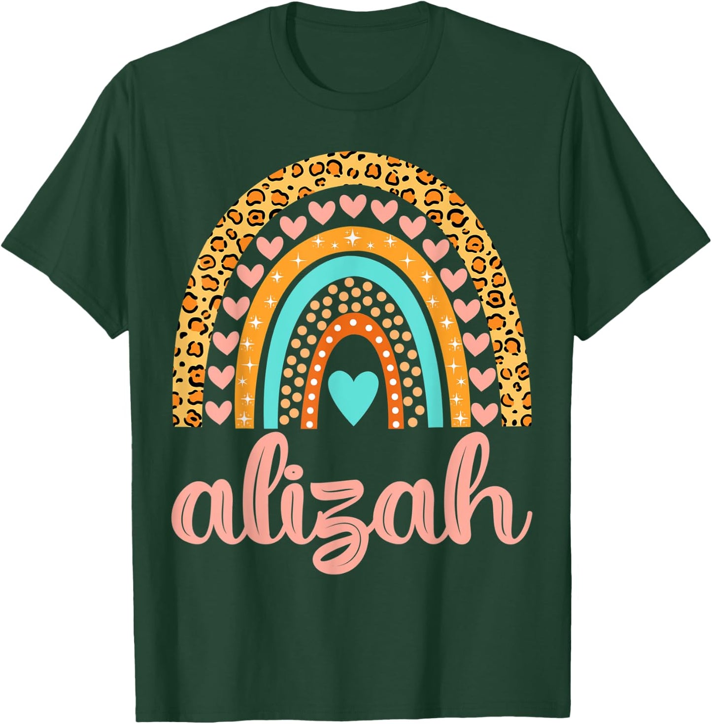 Alizah Alizah Name Birthday Shirt Gift T-Shirt - T-Shirt | Forest