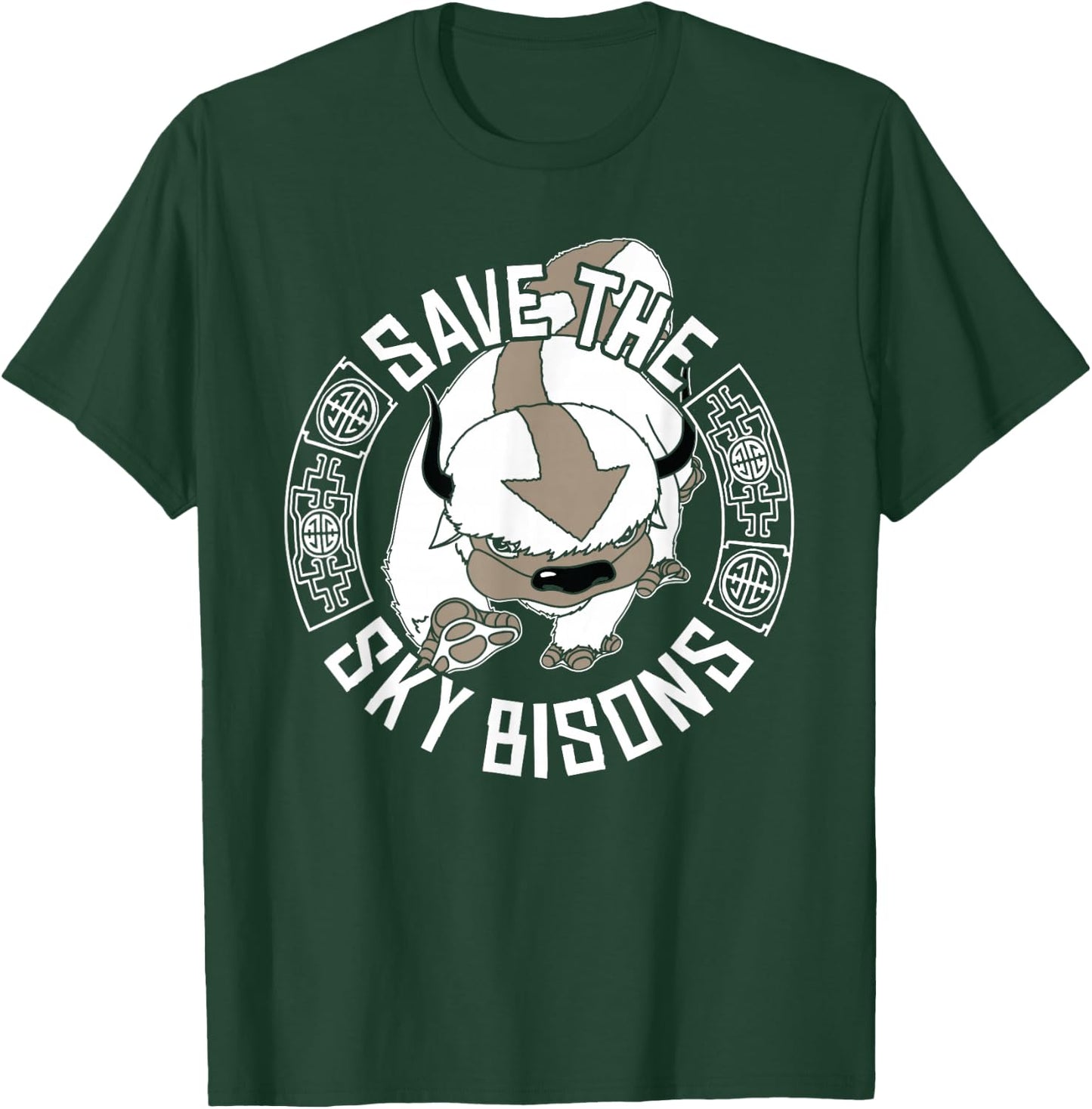 Save The Sky Bisons' Bison Center T-Shirt - T-Shirt | Forest