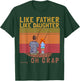 Like Father Like Daughter Oh Crap Funny Vintage Fishing T-Shirt - T-Shirt | Forest