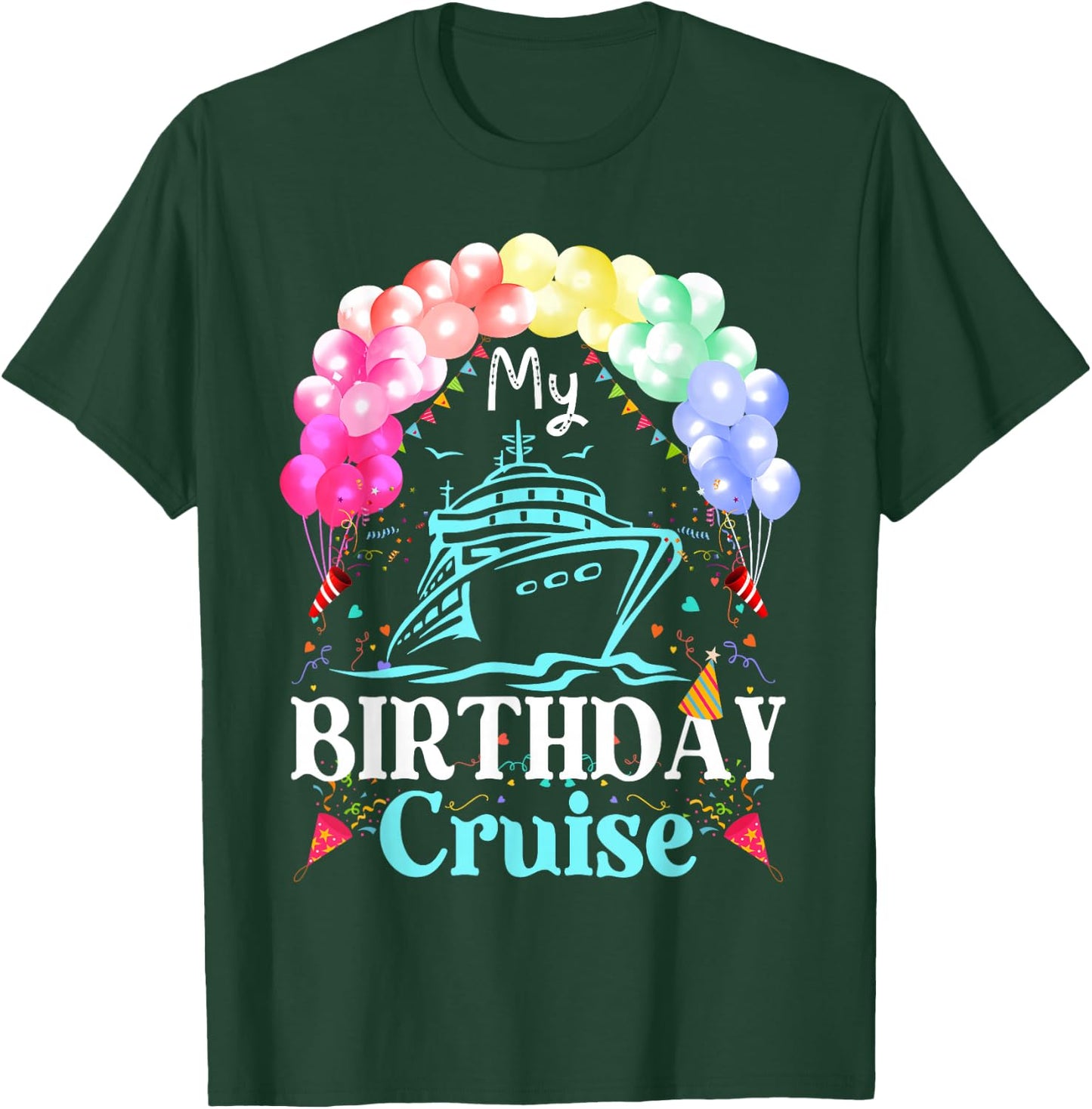 Birthday Cruise Squad Making Memories Together Men Women Kid T-Shirt - T-Shirt | Forest